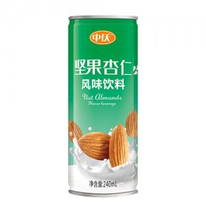 中仸堅果杏仁風味飲料240ml瓶裝