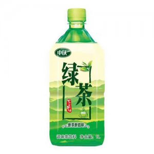 中仸綠茶飲料1L