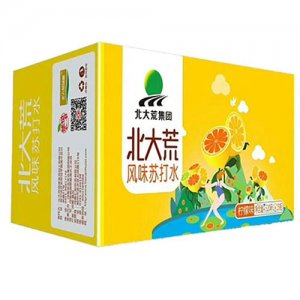 北大荒集團風味蘇打水檸檬味520mlx15瓶