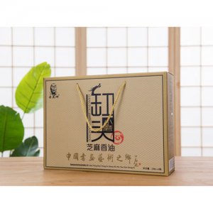 宏發祥缸頭小磨芝麻香油禮盒238mlx4瓶