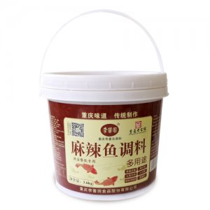 李醬園桶裝麻辣魚調料3.6kg7kg