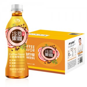 天下水坊 冷萃果咖-西柚檸檬咖啡味飲料