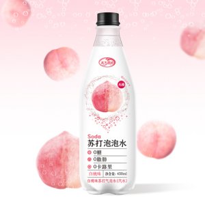 天下水坊白桃味蘇打氣泡水(汽水)