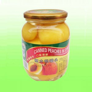 甜客來糖水桃罐頭510克