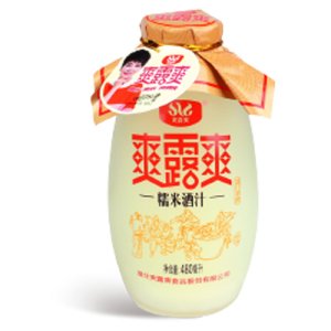 爽露爽糯米酒汁480ML