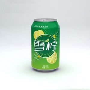 體寶藍都雪檸檸檬味汽水320ml