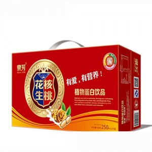 泉芳花生核桃植物蛋白飲料250mlx24盒