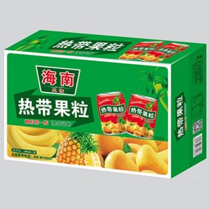 親近福海南熱帶果粒果汁箱裝