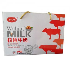 鑫元明核桃牛奶復(fù)合蛋白飲品250mlx12盒