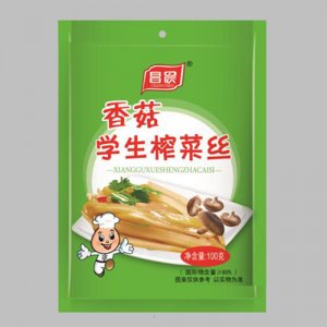 昌晨香菇學(xué)生榨菜絲100克