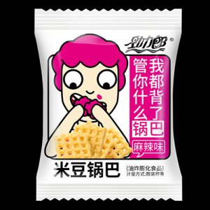 勁力郎米豆鍋巴麻辣味