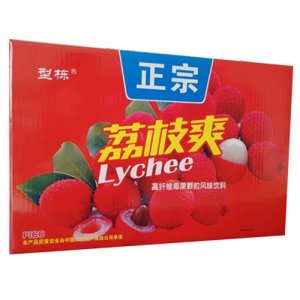 型棟正宗荔枝爽果粒風味飲料