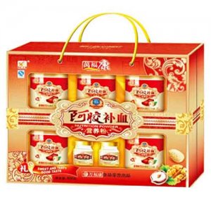 萬福康阿膠補血營養(yǎng)粉500g禮盒