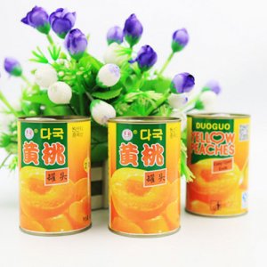 12罐禮盒裝-425g大片多國(guó)黃桃罐頭