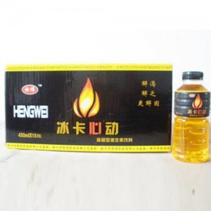 恒偉冰卡心動(dòng)能量型維生素飲料450mlx15瓶