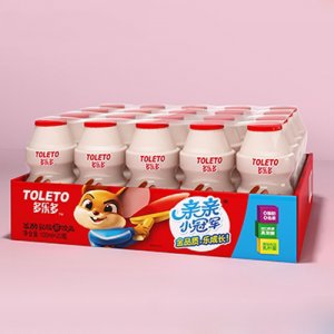 多樂多親親小冠軍發(fā)酵乳酸菌飲品100mlx20瓶