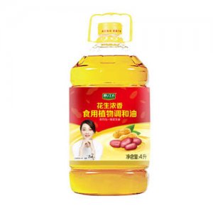醇U工坊花生濃香食用植物調和油4L