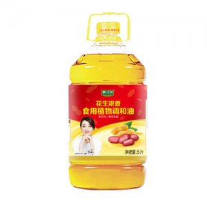 醇U工坊花生濃香食用植物調和油5L