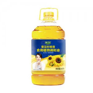 醇U工坊葵花原香食用植物調和油4L