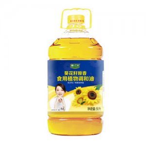 醇U工坊葵花原香食用植物調和油5L