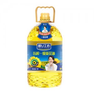 醇U工坊壓榨一級葵花油5L