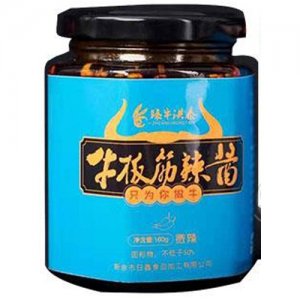 洪泰臻牛牛板筋辣醬勁辣調味醬