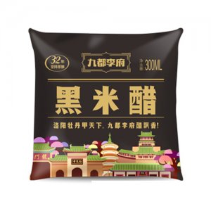 九都李府黑米醋300ml袋裝