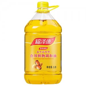 福澤康壓榨花生調和油5L