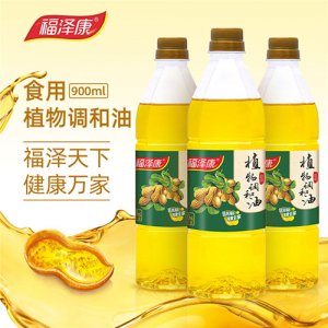 福澤康壓榨花生調和油900ML