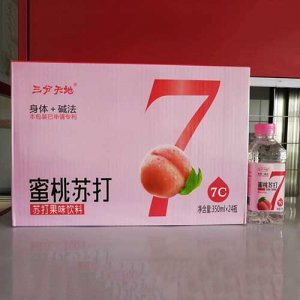 三分天地蜜桃蘇打水箱裝