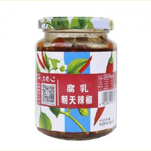 老實人腐乳 朝天辣椒 260g