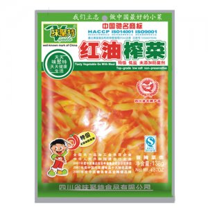 味聚特紅油榨菜