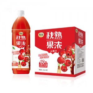 果時刻秋熟果濃山楂汁1.25L