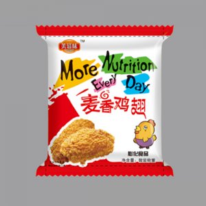美滋味麥香雞翅膨化食品紅
