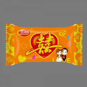佳冠園橙色包裝喜慶硬糖