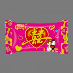 佳冠園粉色包裝喜慶硬糖