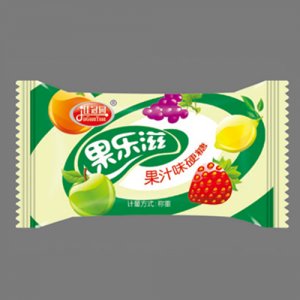 佳冠園綠色包裝水果味硬糖