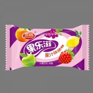 佳冠園紫色包裝水果味硬糖