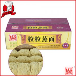 百年巧味 非膨化爽滑健康面條粒粒蒸面面條
