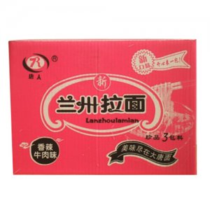 唐人蘭州拉面香辣牛肉味