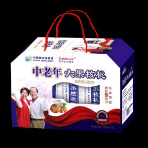 大花牛中老年大果核桃梯形禮盒