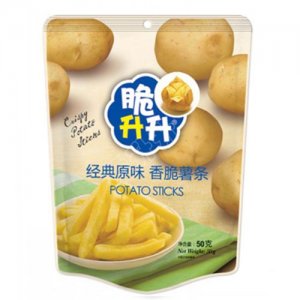 脆升升薯條經典原味50g