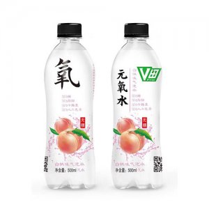 V田白桃味氣泡水500ml