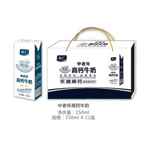 有仁中老年高鈣牛奶12盒