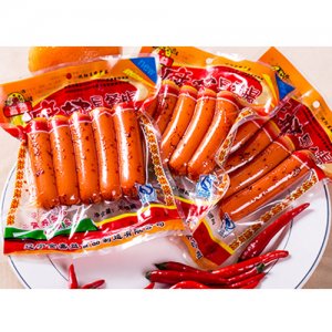 嘉益食品麻辣早餐腸包裝