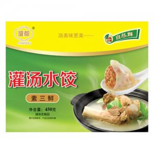 味德灌湯水餃素三鮮450g