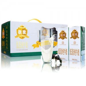 三元低脂純牛奶250mlx12盒箱裝