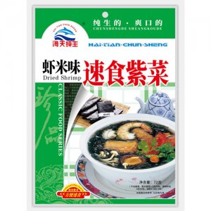 海天純生蝦米紫菜湯72G