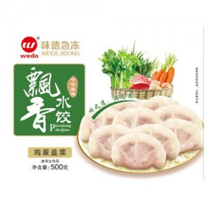 味德飄香雞蛋韭菜水餃500g