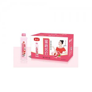 錦業蜜桃蘇打果味飲料400ml×24瓶